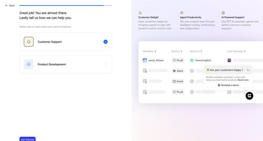 DevRev
			     ux ui design