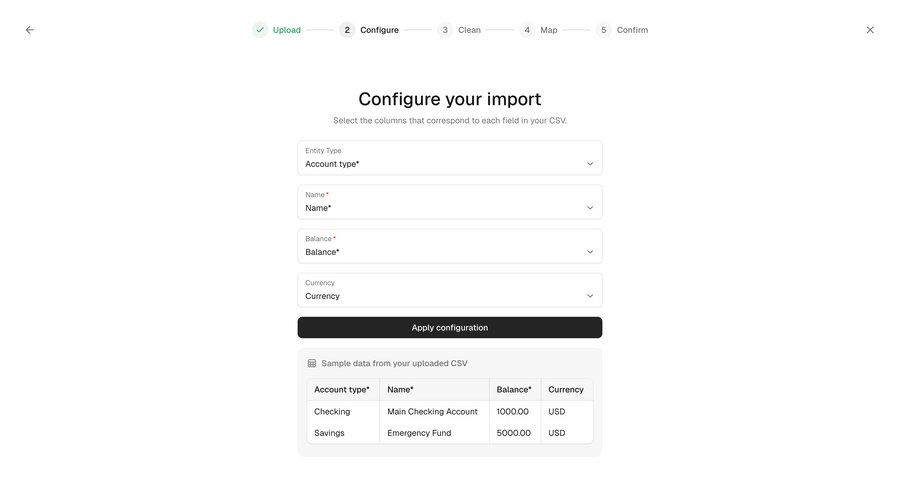 Maybe Finance screen example