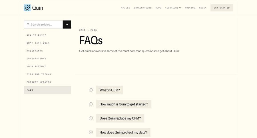 Quin
				help ui page example