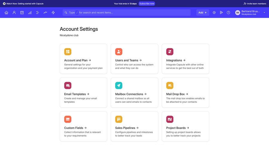 Capsule
			     ux ui design