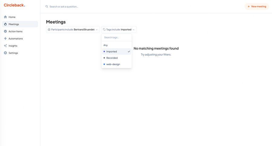 Circleback
			     ux ui design