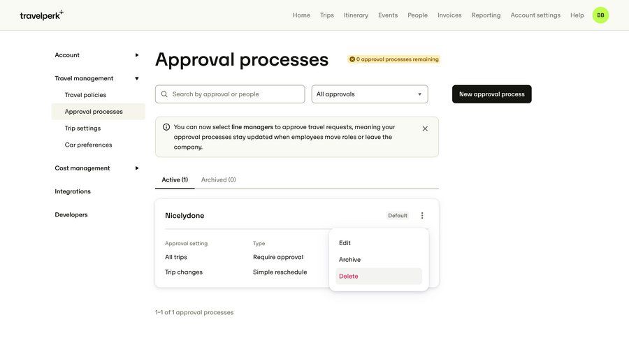 Travelperk screen example
