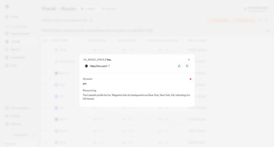 Parallel screen example