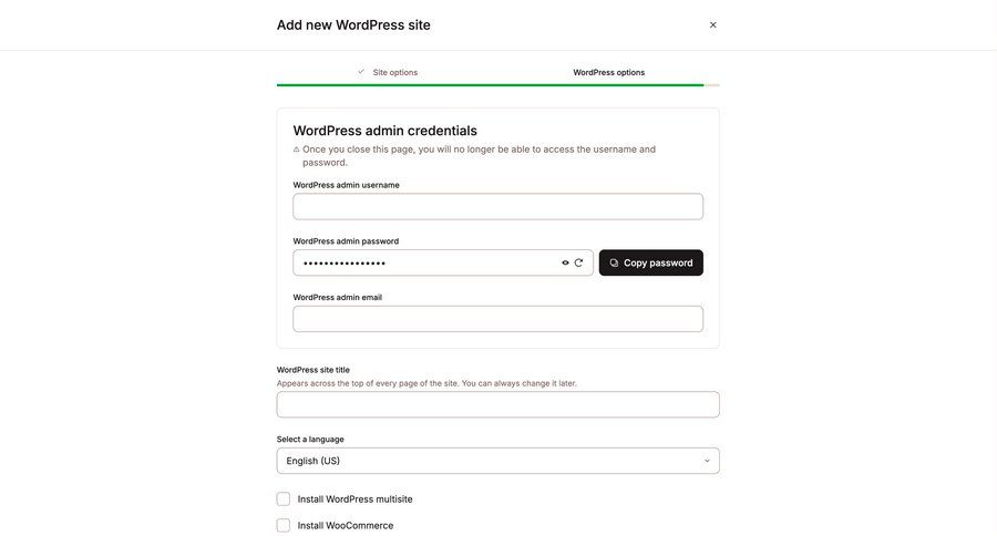 Kinsta screen example