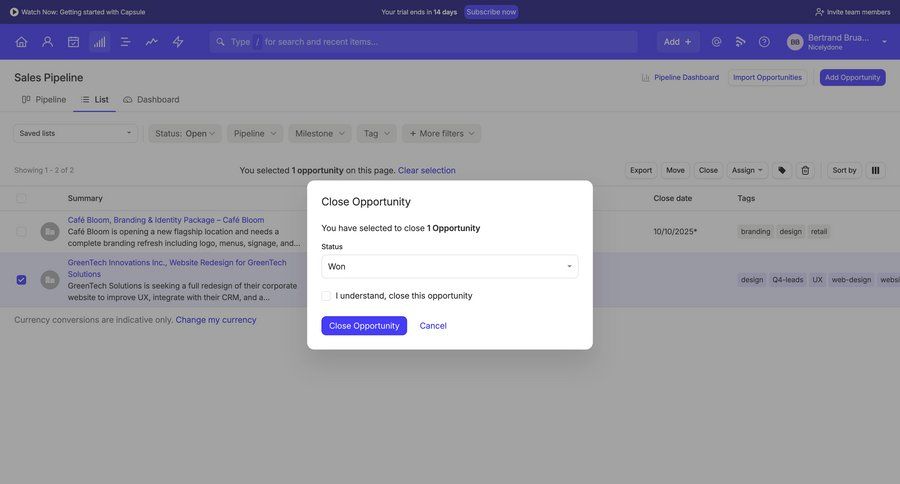 Capsule
			 ux ui design