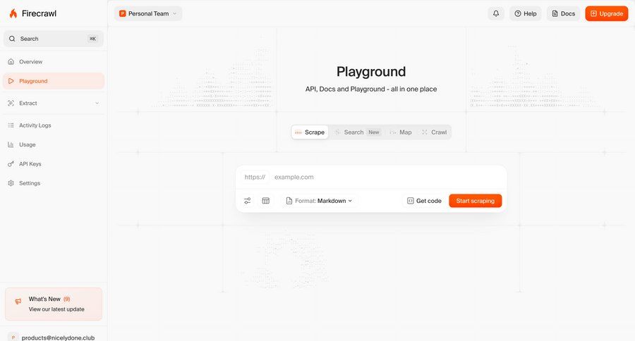 Firecrawl
			     ux ui design