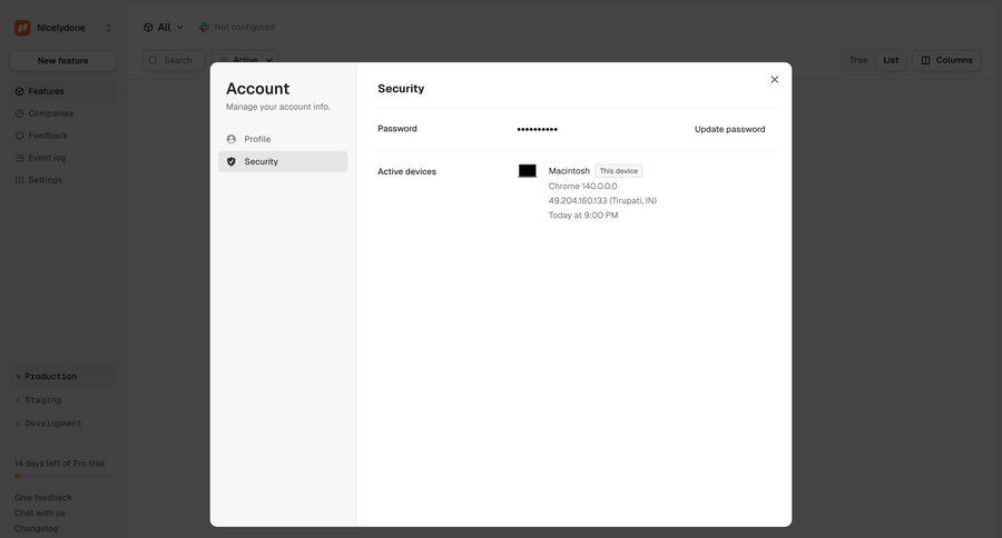Reflag
			settings account settings security settings configuration settings account settings password management security ui page example