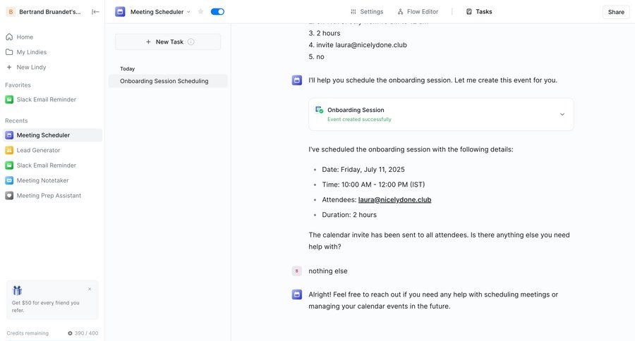 Lindy
			       ux ui design