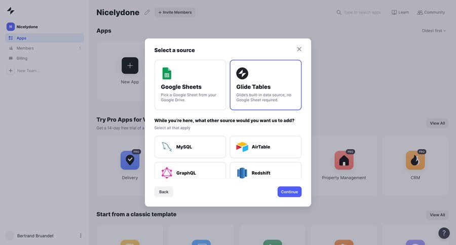 Glide
			  ux ui design
