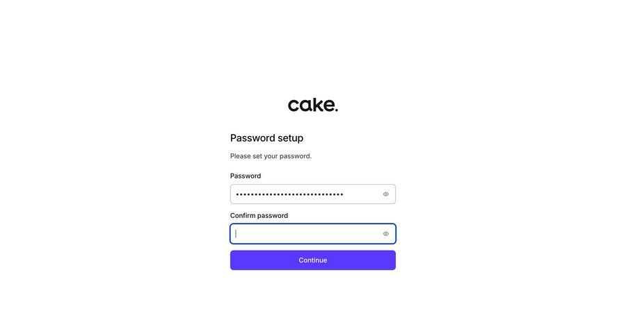 Cake screen example