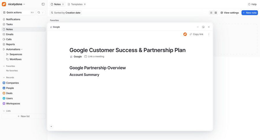 Attio
				list ui page example