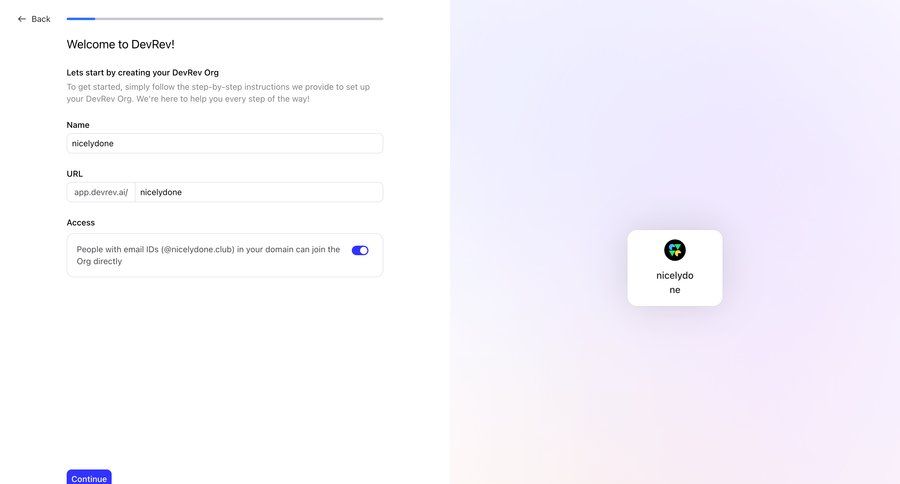 DevRev
			          ux ui design