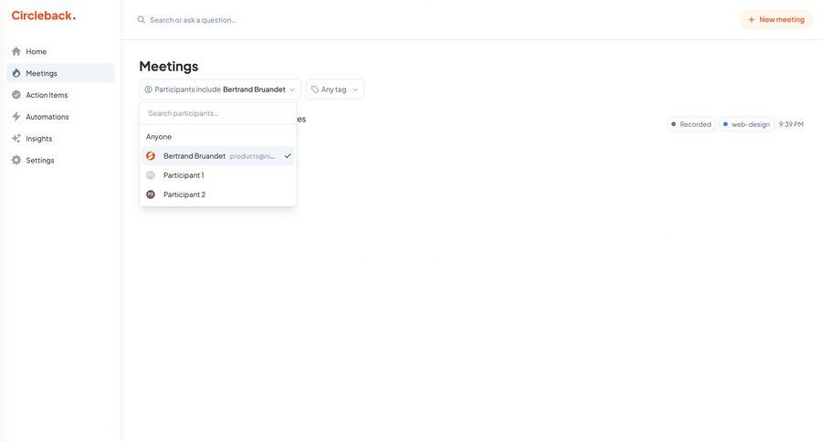 Circleback
			     ux ui design