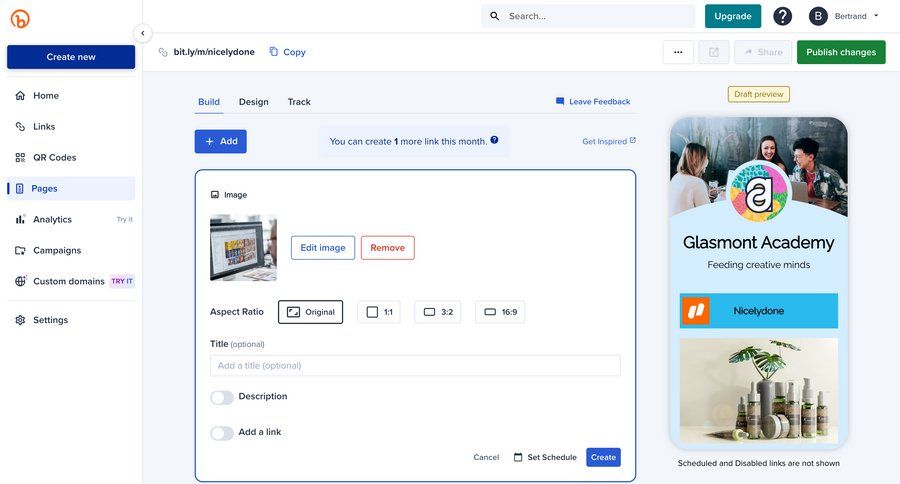 Bitly
			        ux ui design