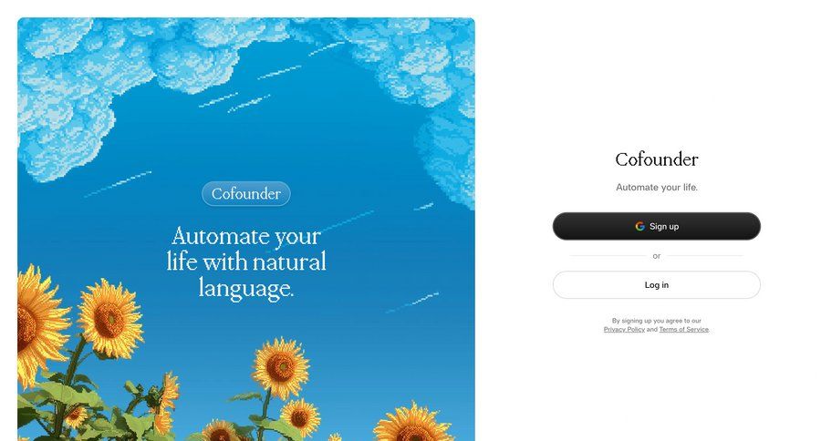 Cofounder
				signin page example