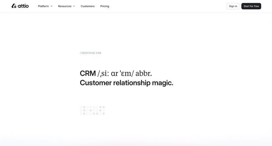 Attio
				article ui page example