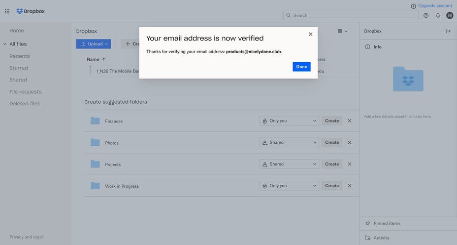 Dropbox
			            ux ui design