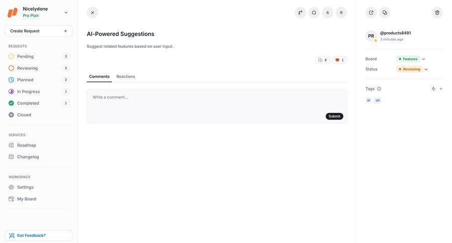 UserJot
			list detail page form artificial intelligence artificial intelligence tagging ui page example