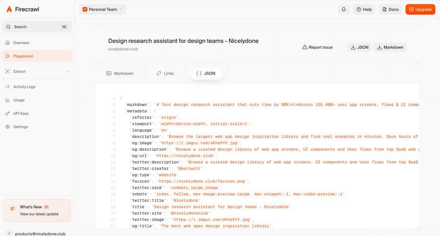 Firecrawl
			   ux ui design
