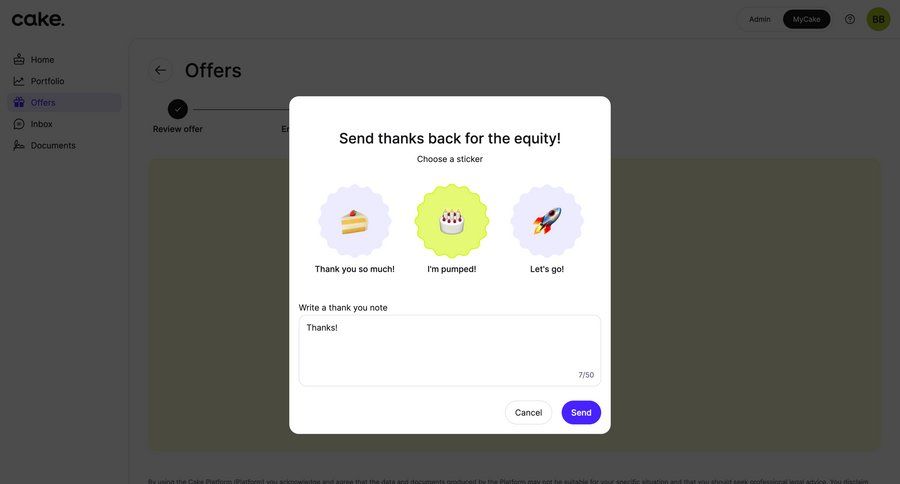 Cake
			   ux ui design