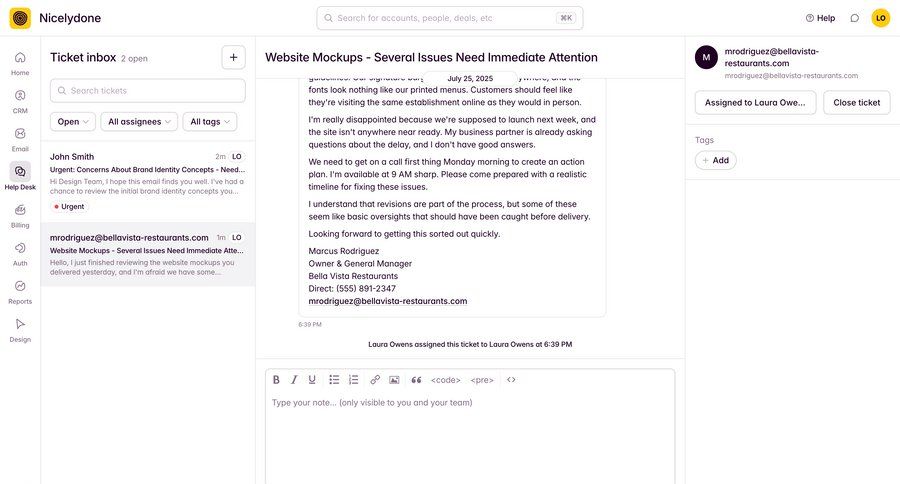 Outseta
			menu email collaboration sidebar navigation communication inbox tagging ux ui design