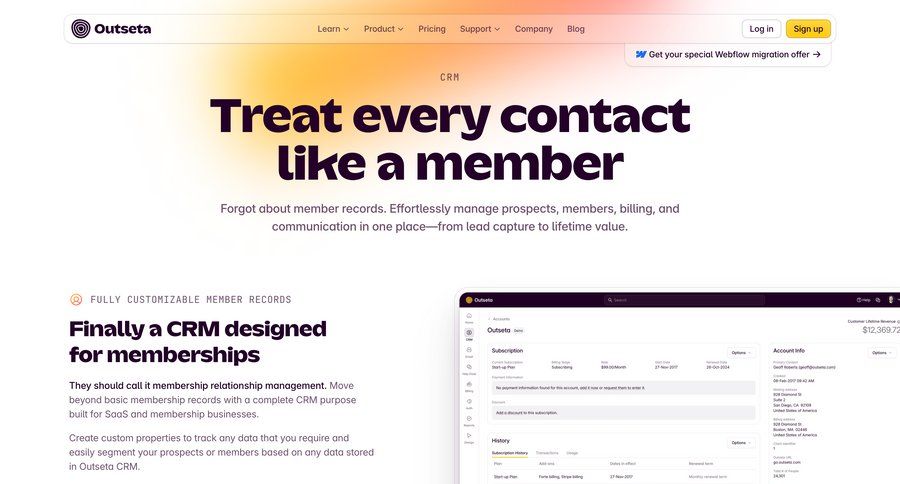 Outseta
				feature page example
