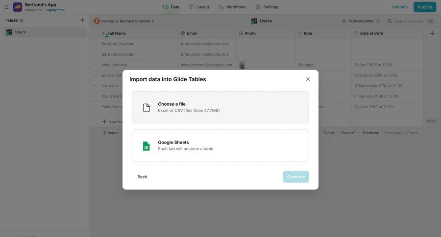 Glide
			    ux ui design