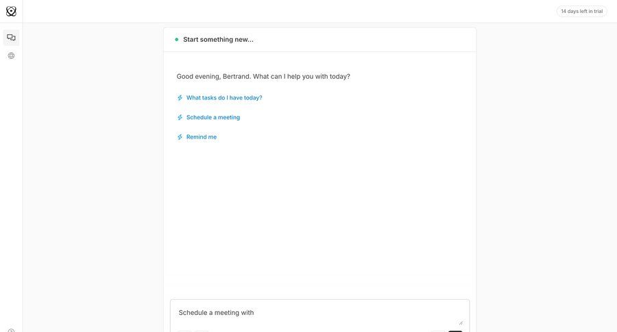 Quin
				messaging ui page example