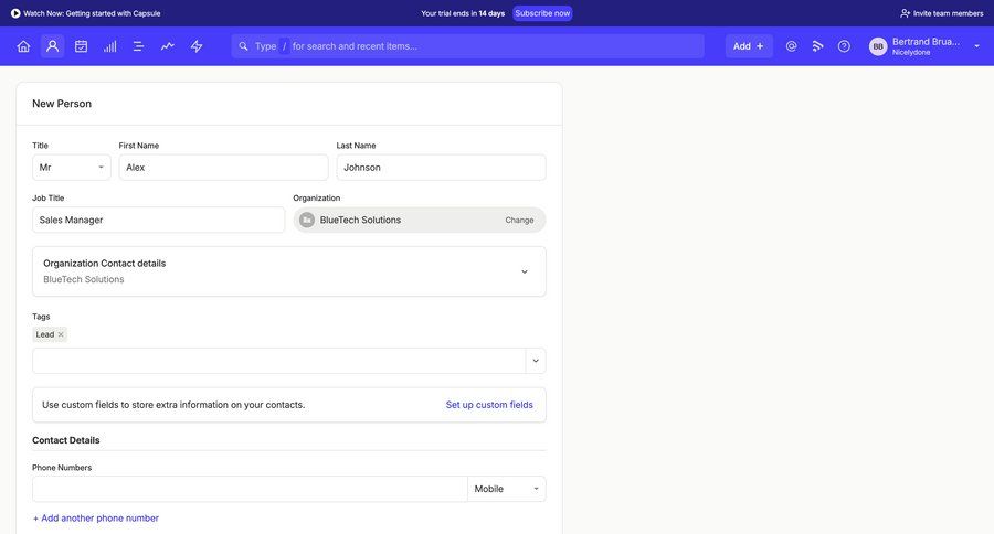 Capsule
			    ux ui design