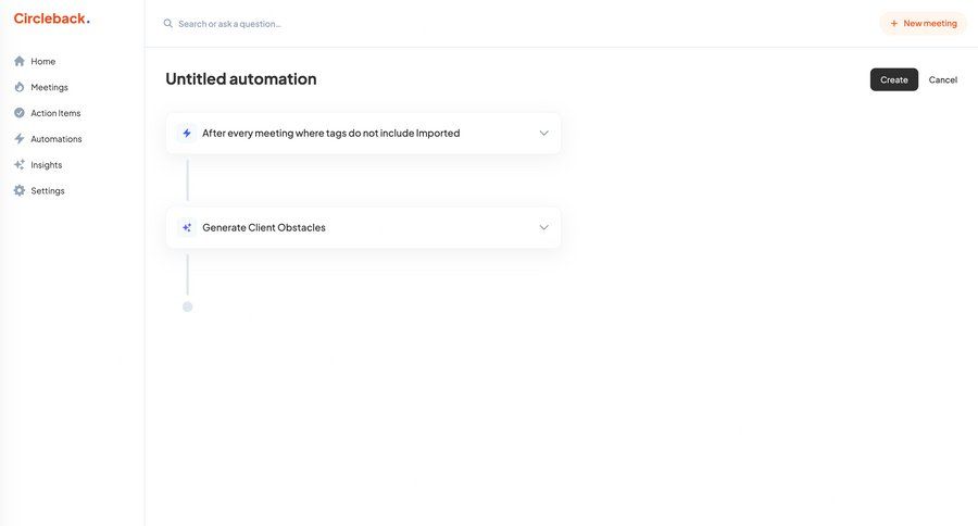 Circleback
			    ux ui design