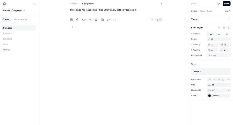 Loops screen example