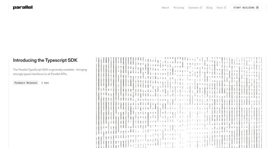 Parallel
				list page example