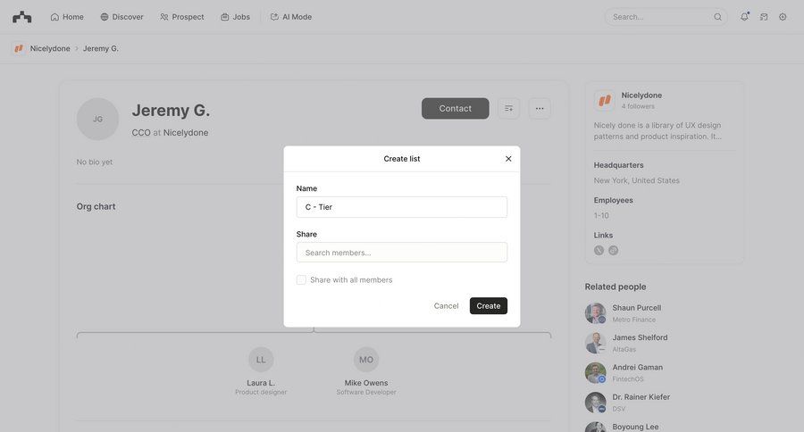 The org
			 modal screen collaboration team collaboration onboarding form modal dialog profile page ui page example