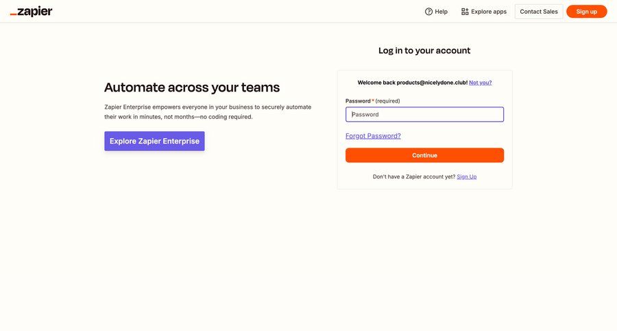 Zapier
			     ux ui design