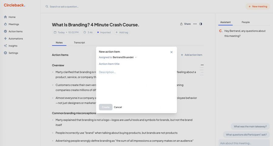 Circleback
			     ux ui design