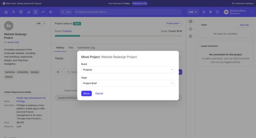 Capsule
			    ux ui design