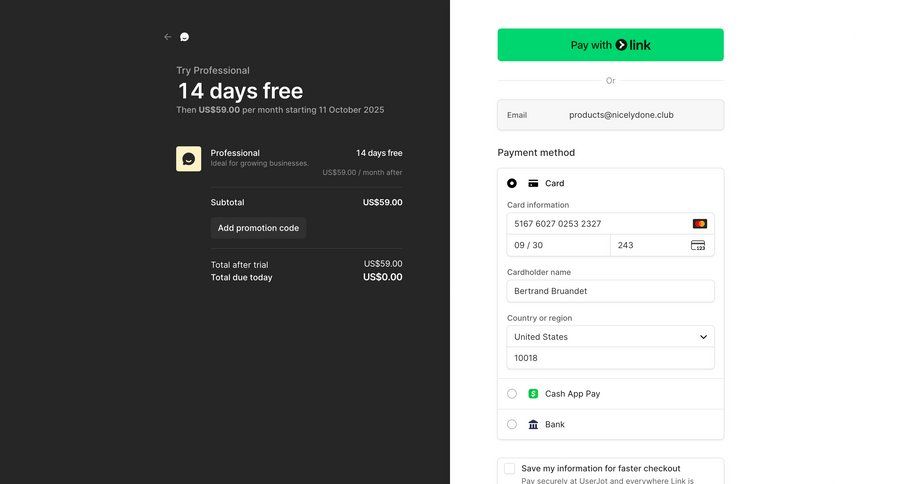 UserJot
			    ux ui design