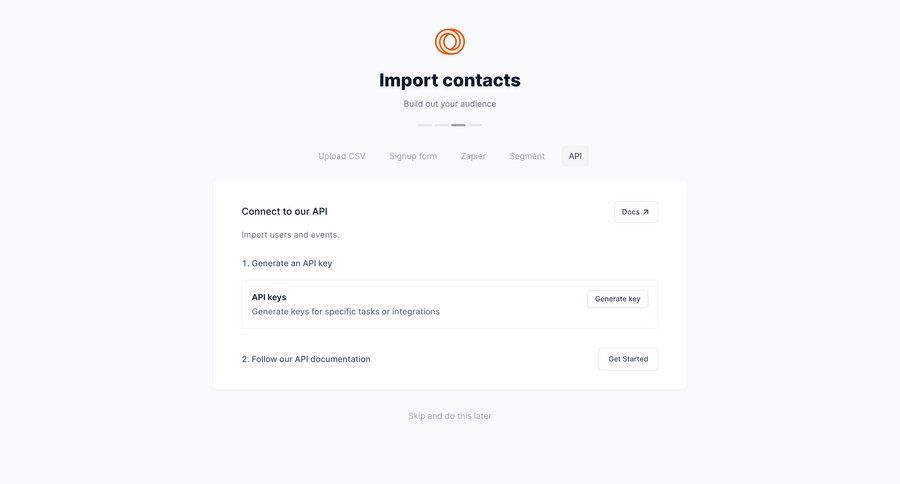 Loops screen example