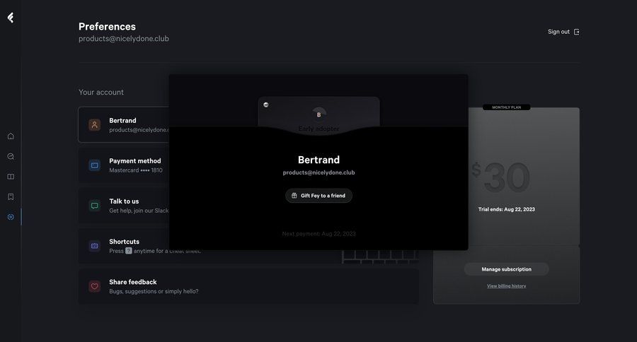 Fey
			              ux ui design