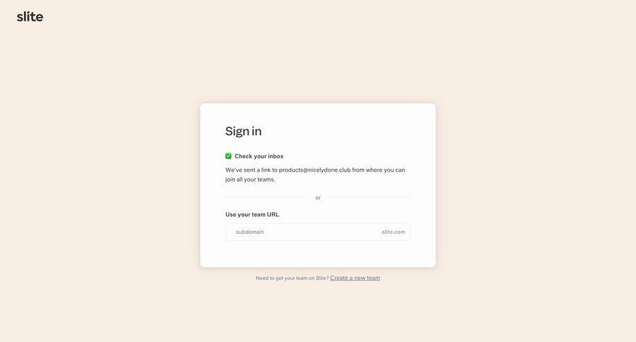 Slite
			   ux ui design