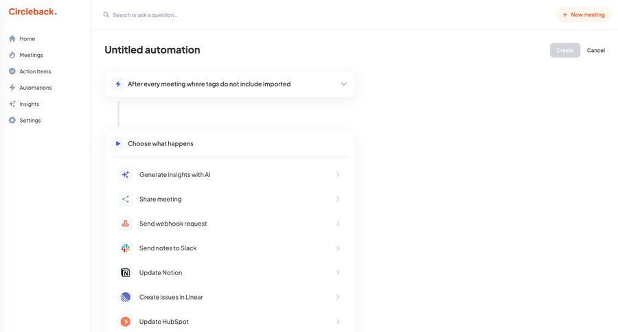Circleback
			        ux ui design