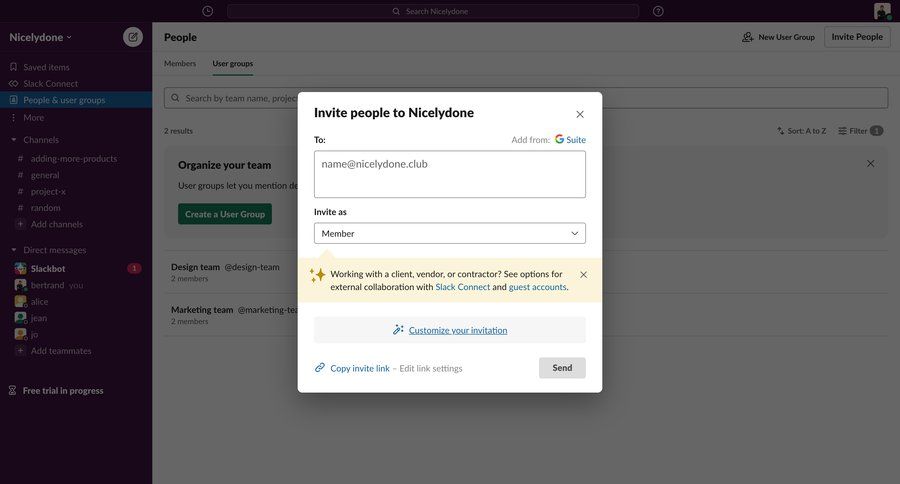 Slack
			           ux ui design