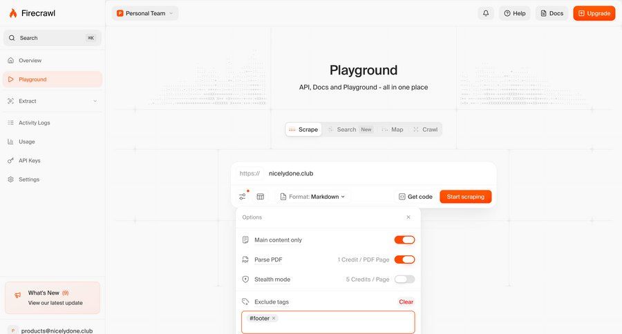 Firecrawl
			  ux ui design