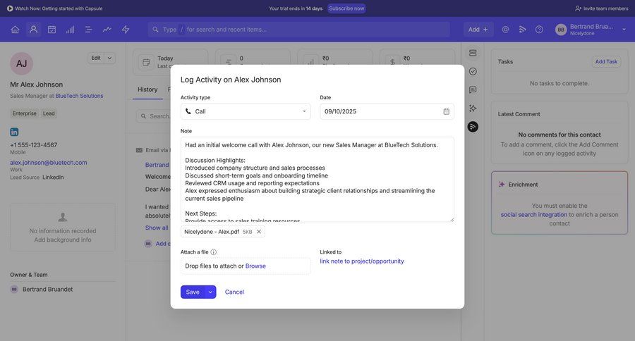Capsule
			   ux ui design