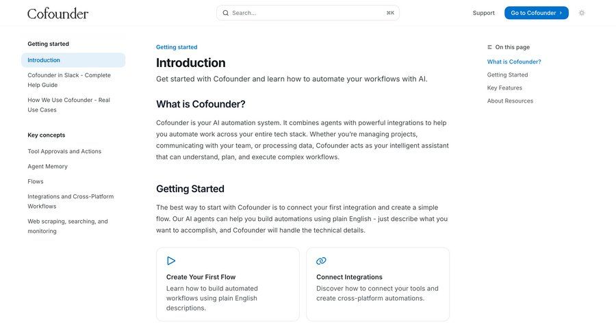 Cofounder
				product page page example