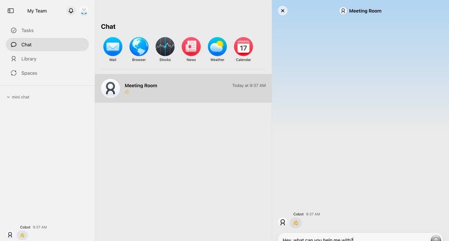 Cobot
			    ux ui design