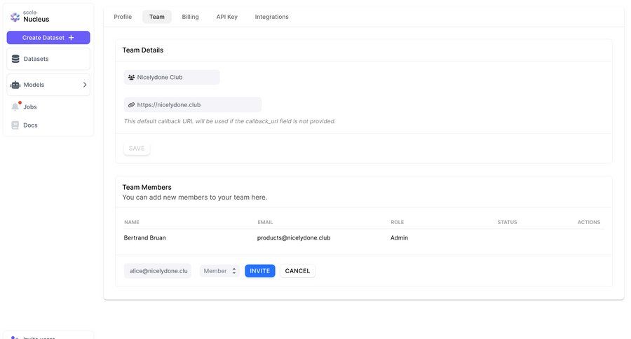 Scale
			 collaboration configuration settings sidebar navigation user management onboarding form account setup user invitation user ui page example