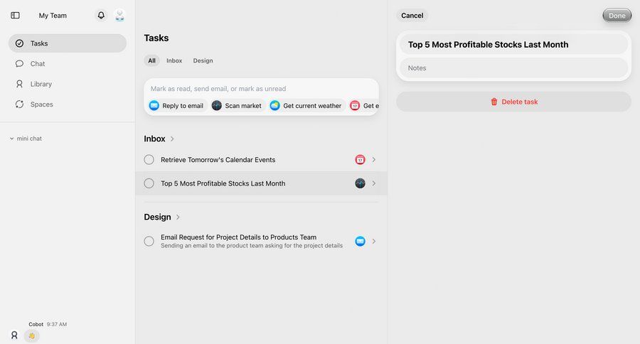 Cobot
			  ux ui design