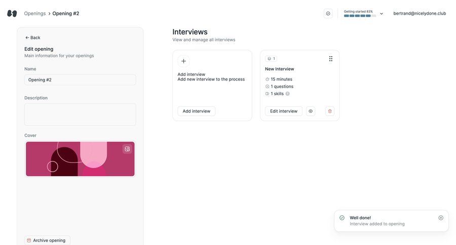 Hireproof
			    ux ui design