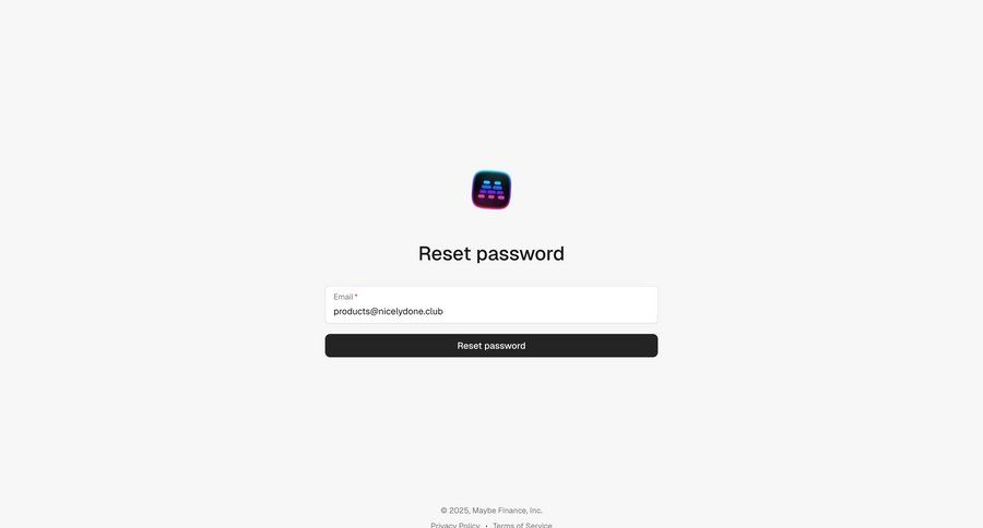 Maybe Finance
				create page example